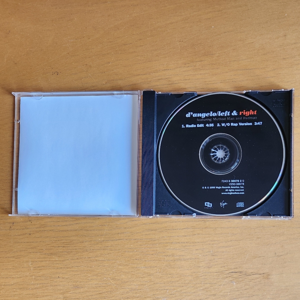 D'Angelo "Lady", "Left & Right" - 1990s CD Singles (Lot of 2)  - Picture 8 of 9